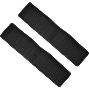 2pcs Magnetic Oven Top Rack Silicone Storage Rack Multi-Function Kitchen Accessory Black