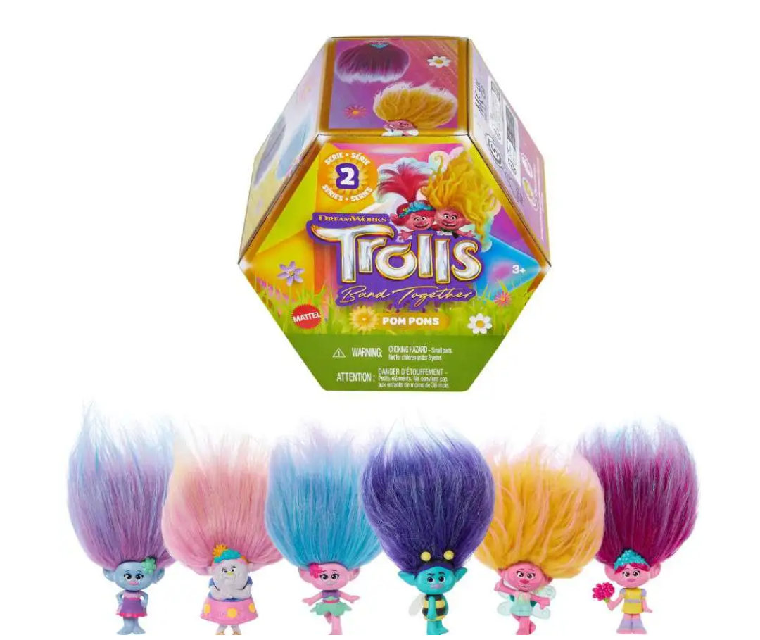 Trolls Band Together Series 2 Pom Poms Mystery Pack