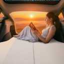 Gonex Foam Mattress for Tesla Model Y 3, 2" Foam Car Camping Mattress with Washable Mesh Cover for Superior Support, Foldable with Storage Bag, Fits Frunk Trunk, Portable for Road Trips, 75" x 44.5"