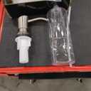 GAGALIFE Built in Sink Soap Dispenser or Lotion Dispenser for Kitchen Sink, Brushed Nickel ABS Pump Head, with 17 Ounce Large PET Soap Bottle