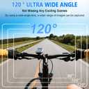 Mini Body Camera 1080P, 512G Thumb Vlogging Cam Hands-Free Recording, Action Camera with 360 Rotate Clip&Magnetic Clip, Wearable Video Recorder for Traveling/Motorcycle(SD Card Not Included) Black