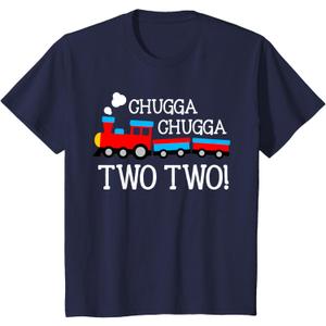 2nd Birthday Boy Train Chugga Chugga Two Two Toddler T-Shirt, Size: 2T 2nd Birthday Boy Train Chugga Chugga Two Two Toddler T-Shirt, Size: 2T