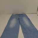 THUNDER STAR Womens High Waisted Wide Leg Jeans Stretchy Distressed Denim Pants XL