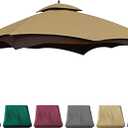 10X12 Replacement Gazebo Cover for Lowe's Gazebo Model #TPGAZ17-002C,TPGAZ17-002 (Beige)