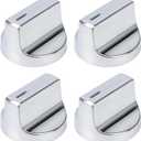 W11517331 for Whirlpool Electric Range Knobs (4pcs) Replace W10850027 W11117415 W11458840 Oven Knob, Compatible with Whirlpool WEC310S0LS1, WEE515S0LZ1, WEC310S0LS2, WEE515S0LS1 Electric Range Knob