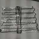 ZEDODIER Scarf Organizer Scarf Hanger for Closet, Rotatable Sturdy Hijab Holder Holds 20 Scarves, Space Saving Closet Organizers and Storage, Black (1 Pack)