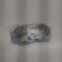 Tarantula ANSI Z87.1+ Safety Goggles Over Glasses, Anti-Fog & Anti-Scratch, Adjustable Strap, Lab Eye Protection, Woodworking (One Size, Clear & Blue)