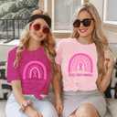 Breast Cancer Shirts for Women Cancer Awareness T-Shirt Survivor Pink Ribbon Tee Tops (S)