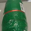 4x100 FT Plastic Garden Fence with 50 Zip Ties Green Heavy Duty Temporary Safety Fencing for Animals, Snow, Poultry, Deer, Yard & Construction