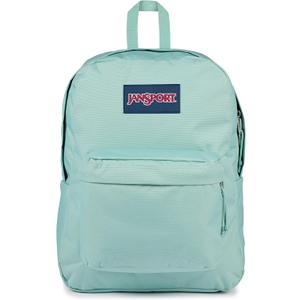 JanSport SuperBreak One Backpack - Durable, Lightweight Bag with 1 Main Compartment, Front Utility Pocket with Built-in Organizer, Premium Backpack, Faded Sage, One Size