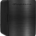 Frigidaire Mini Personal Fridge Cooler, Countertop, Holds Up to 10L/15 Cans, Brushed Black Stainless Rugged Design, Portable for Skincare, Makeup, Car, Office, Bedroom, Dorm Room, or Cabin, Black Stainless - Pack of 2