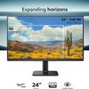 PHILIPS 24E2N1100B 24 inch IPS FHD (1920 x 1080) 100Hz Gaming Office Monitor, VESA, HDMI x1, VGA Port x1, Eye Care, 
