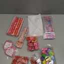 Valentine Gifts for Kids School, 28 Packs Stationery Set from Teachers to Students, Valentines Kids Gift Set Cards with Stickers, Pencils, Erasers, Valentine's Day Classroom Exchange Party Favor Toy