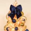 KI Store Blue Christmas Balls 34pcs 2.36-Inch Christmas Tree Decoration Ornaments for Xmas Tree Holiday Wreath Garland Decor Ornaments Hooks Included