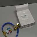 R134A Refrigerant Charge Hose Kit, 1/2" R-134a AC Refrigerant Recharge Kit with Pressure Gauge&Dispensing Valve, Auto A/C Recharge Hose Fits for Car AC Air Conditioning Refrigerant,Car Accessories