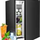 Electactic Compact Refrigerator 2.56 Cu.ft Mini Fridge with Freezer, Single Door Refrigerator with Adjustable Temperature Settings, Low noise, for Bedroom, Office, Dorm, Black