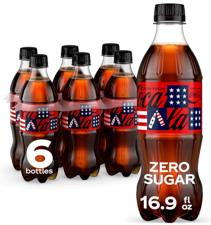 Coke Zero Sugar Diet Soda Soft Drink, 16.9 fl oz, 12 Pack