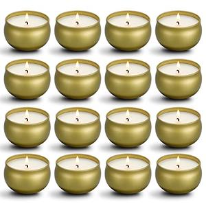 qinxiang Scented Candles Gifts Set, 15 Pack Natural Soy Wax Travel Tin Jar Candles for 2.5 OZ Aromatherapy Candles for Family Gatherings, Festive Candles