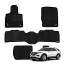 WENNEBIRD Superior Carpet Floor Mats for 2020-2025 Ford Explorer 7 Seats (Not for 6 Seater), 0.6-Inch Ultra-Thick, Noise-Reducing, All-Weather Waterproof Anti-Slip – 4-Pc Set