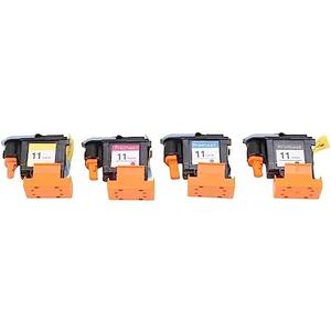 4Pcs Print Head, Printhead Inkjet Cartridge Colors Print Printing No Paper Jam Printhead Printhead Replacement for 100 110 111 500 510 800 813 850