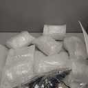 Wesiti 28 Pcs Ceramic LED White Christmas Village Set Include 8 LED White Christmas Village Houses 18 Xmas Trees 2 Lamp Post Scenes Decor Xmas Figurine Decoration Tabletop Mantel Shelf(Classic)