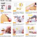 Faux Leather Bow Making Kit, Hair Bow Making Kit,Leather Bow Kit
