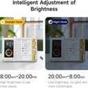 Visual Timer for Kids Adults, ADHD Timer with Planning Board for Schedules, Task Timer Toddler Visual Timer Silent Time Timer for Home Classroom