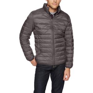 Amazon Essentials Men's Packable Lightweight Water-Resistant Puffer Jacket (Also in Big & Tall) (3X-Large Big, Grey)