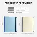 The Life Book Document Organizer - Binder for Important Documents, Document Organizer Foliofor Bills Checks Birth Certificates etc (Khaki)
