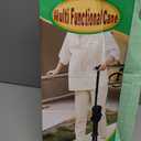 Walking Cane for Men & Women, Foldable Free Standing Cane