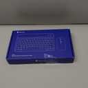 TECURS Bluetooth Keyboard and Mouse Combo for iPad - Rechargeable Wireless Keyboard & Mouse with 7-Color Backlit Compatible with iPad 10th/9th/8th Gen, iPad Pro/Air/Mini, iPhone15/14/13 Pro, Black