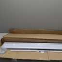 Cordless Light Filtering Mini Blind - 35 Inch Width, 72 Inch Length, 1" Slat Size - Pearl White - Cordless GII Morningstar Horizontal Windows Blinds for Interior by Achim Home Decor (35"W x 72"H, Pearl White)