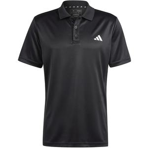 adidas Men's Train Essentials Polo Shirt (Large, Black)