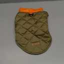 Reversible Waterproof Dog Coat - Adjustable Winter Jacket for Small to Large Breeds, Warm Cold Weather Apparel for Medium Dogs (Army Green & Orange, Medium (Pack of 1))