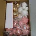 ASTARON 32 Pcs Ball Cake Topper Decorations Mini Balloons Cake Topper Sticks Foam Balls Cake Picks Cake Topper Balls Cake Decorations for Wedding Party Birthday Cake Decorations (Rose/Gold/Pink)