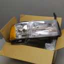 Dorman 1590121 Front Driver and Passenger Side Headlight Assembly Kit Compatible with Select Dodge Models