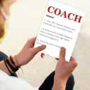 5 x Thank You Coach Card for Men Women, Best Coaches Appreciation Cards Gifts for Football, Basketball, Volleyball, Baseball, Softball, Swim Team, Hockey, Golf...