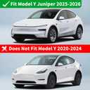 Tesla Wheel Cover 2026 Model Y|Wheel Rim Protector Fit Juniper 20" Helix 2.0 Wheels 4PCS ABS Guard Hubcap Cover for Curb Rash Prevention| Tesla Model Y Juniper Accessories 2025 2026 |Silver(Set of 4)