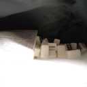 TIASUSAN Travel Mini American Mahjong Set, Mahjong Game Set with 166 White Tiles (0.8"), Complete Set with 4 Racks, and Thickened Blue Printed MahJongg Tiles Bag, Portable Travel Mahjongg Set