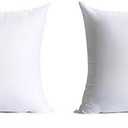 Calibrate Timing 18 x 18 inches Pillow Inserts, Set of 2 Hypoallergenic Brushed Microfiber Liner Down Alternative Filled Square Cushion Throw Pillow