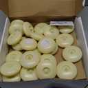 Homemory 48 Pack 3” Flameless Led Floating Candles, 200+ Hour Battery Operated Flickering Waterproof Tealights for Cylinder Vases, Centerpieces at Wedding, Party, Pool, Holiday (Ivory Base)