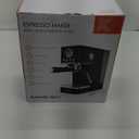 KOIOS Espresso Machine 20 Bar, Upgraded Espresso Maker with Milk Frother Steam Wand, Semi-Automatic Espresso Coffee Machines for Home, Cappuccino, Latte Maker with 58oz Removable Water Tank, Black