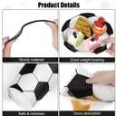 Kochorie 400 Pieces Soccer Disposable Party Tableware Sets Including Plates Cups Napkins Cutlery Serves 50 for Soccer Games Sports Birthday Party Decorations