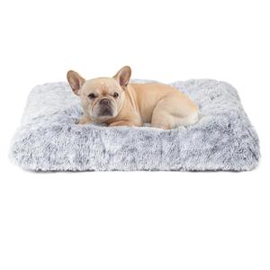Bedsure  Dog Crate Bed for Medium Dogs, Plush Faux Fur Crate Pad, Calming Anti Anxiety Medium Dog Bed, Washable Soft Warm Crate Mat with Non-Slip Bottom