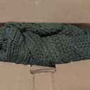 100% Cotton Cable Knit Throw Blanket, Lightweight Soft Knit Blanket for Sofa Couch Bed, Breathable All-Season Throw, Cozy Decorative Blanket, 50 x 60 Inch,Olive Green