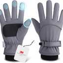 Fratres Winter Ski Gloves for Men and Women,Upgraded Windproof Cold Weather Thermal with Touchscreen Fingers for Outdoor Sports