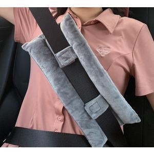Seat Belt Pillow for Mastectomy Post-Surgery, Heart Surgery Recovery Support Cushion for Chest Chemo Port Pacemaker Bypass Hysterectomy Recovery Pillow (Gray)