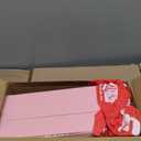 American Mahjong Set 168 Blossom Acrylic Numbered Tiles, 4 All-in-One Rack/Pushers, 4 Dice, Tiles Bag and Portable Travel Case Full Size Complete Mahjongg Game Set (Pink,Standard Size)