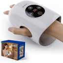 Pryfey Hand Massager, 9 Modes 9 Intensities Hand Massage, Cordless Hand Massager for Arthritis and Carpal Tunnel, Gift for Christmas Men Women Parents Relaxation at Office,White