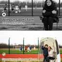 Sportneer XL Clear Pop Up Sports Tent, 46" L x 46" W x 63.5" H Spacious Outdoor TPU Shelter for 1 Adult & 1 Child, Warm All-Weather Bubble Pod with Instant Setup, Wind & Rain Guard for Spectators